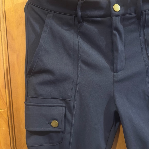Halara Navy Cargo Pants with Pockets - Picture 2 of 4